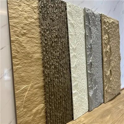 Tấm ốp tường bằng đá PU hình nấm cho ngôi nhà trang trí sang trọng